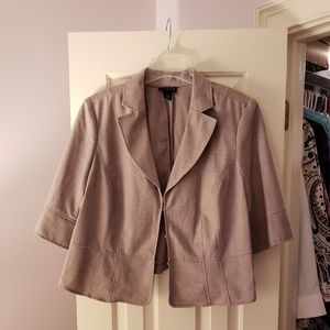 Lane Bryant Elbow-Length Sleeve Jacket